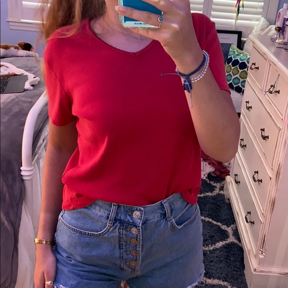 basic red tee - Picture 3 of 3